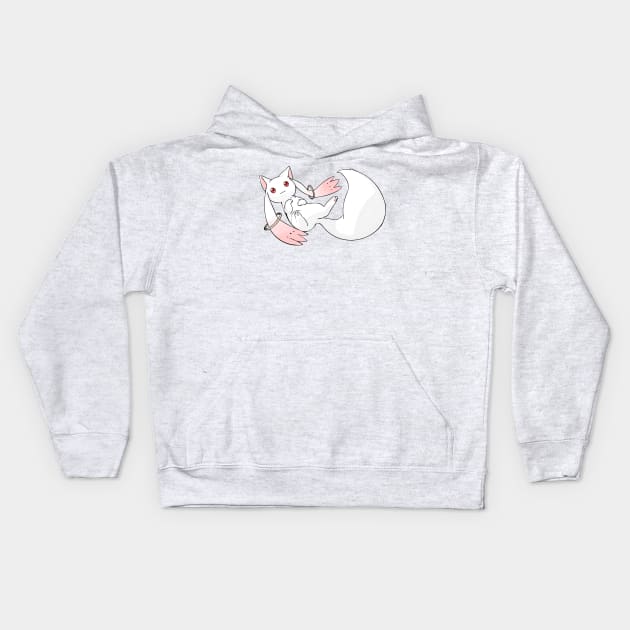 Kyubey Kids Hoodie by Miri Art